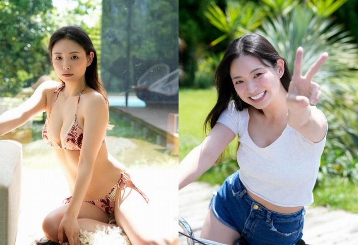 翔野葵 ふわふわおっぱいの水着グラビアほかエロ画像100枚！