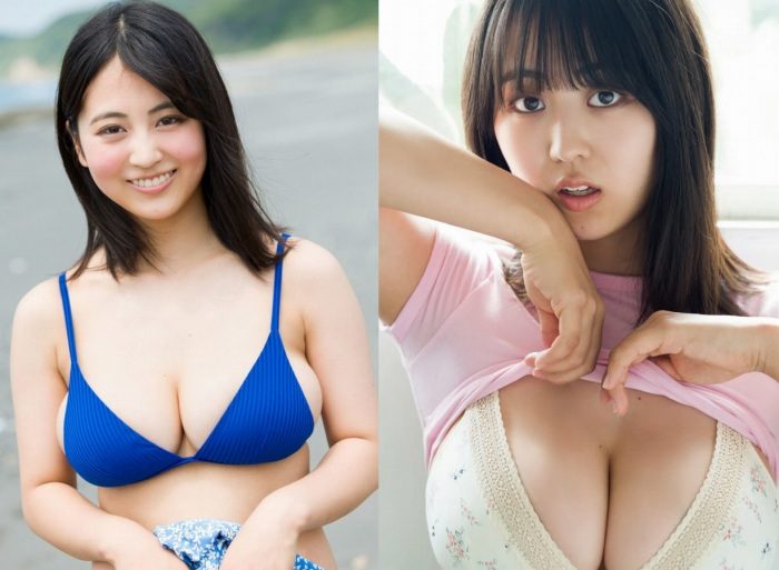 福井梨莉華 デカパイ過ぎる水着グラビアほかエロ画像100枚！