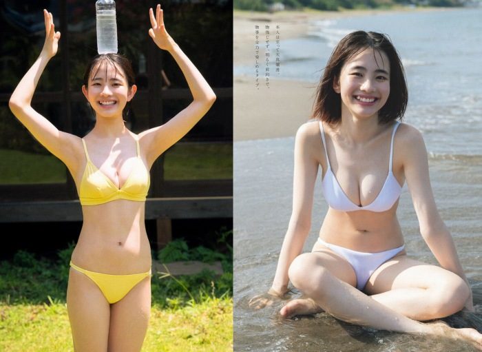 怜生 キュートでボインな水着グラビアほかエロ画像100枚！