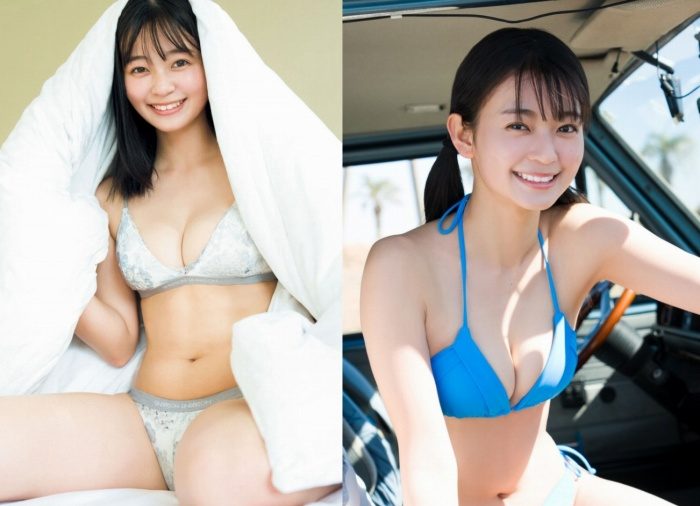 涼井菜生 透明感が凄い水着グラビア画像他100枚！